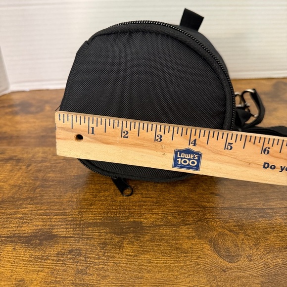 10”x 5” Water Bottle Carrying Case Black Zip Bottom DetachableStrap Drink Handle - Picture 3 of 11